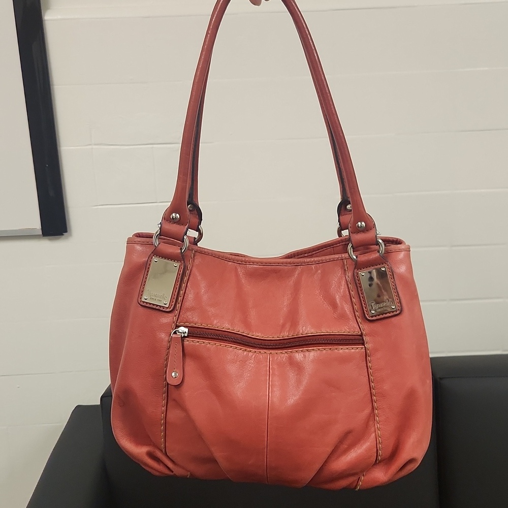 Tignanello Red Leather Bag